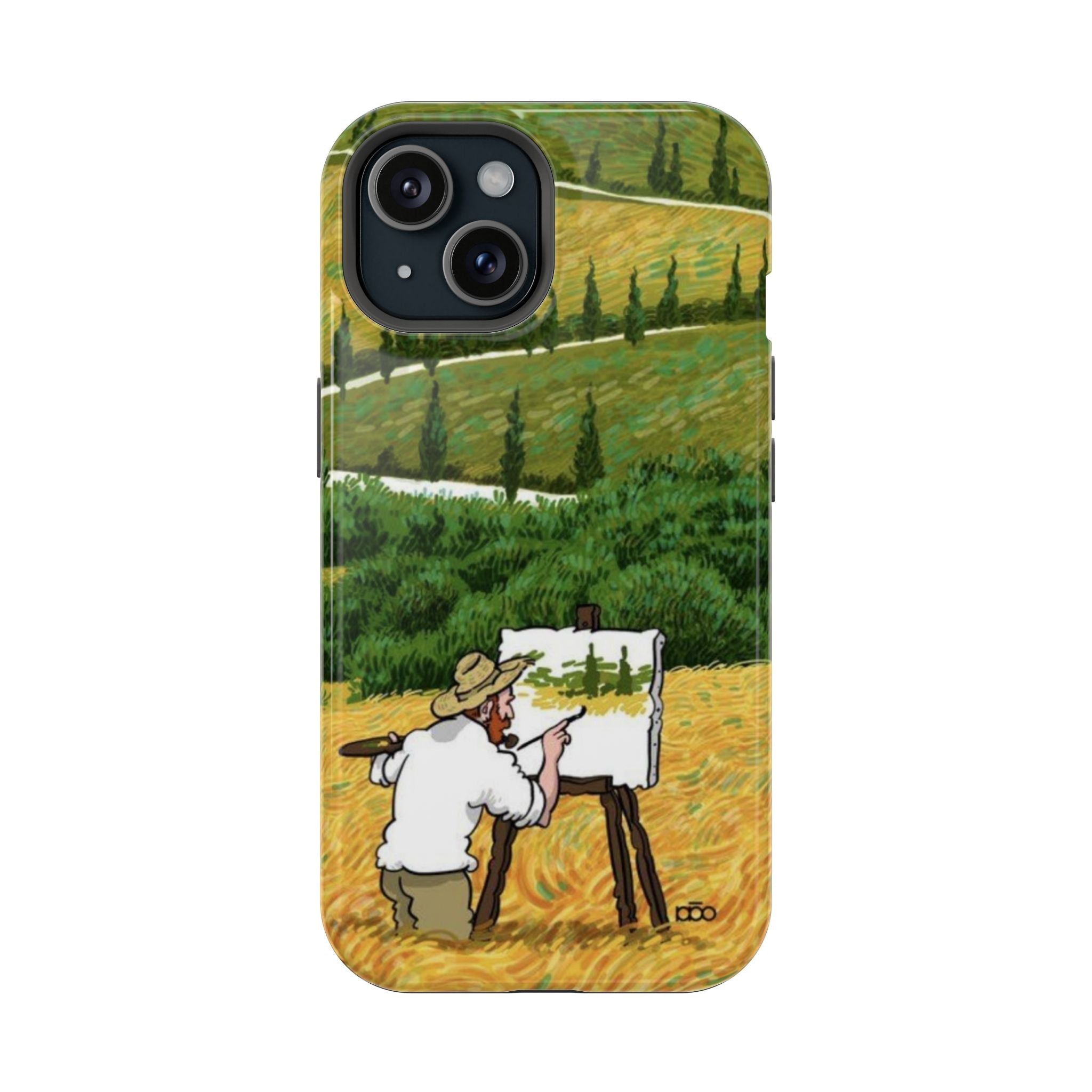 Çiftçi ve Tarlada Manzara Telefon Kılıfı K216