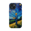 Yıldızlı Gökyüzü ve Ressam Figürü Telefon Kılıfı K219