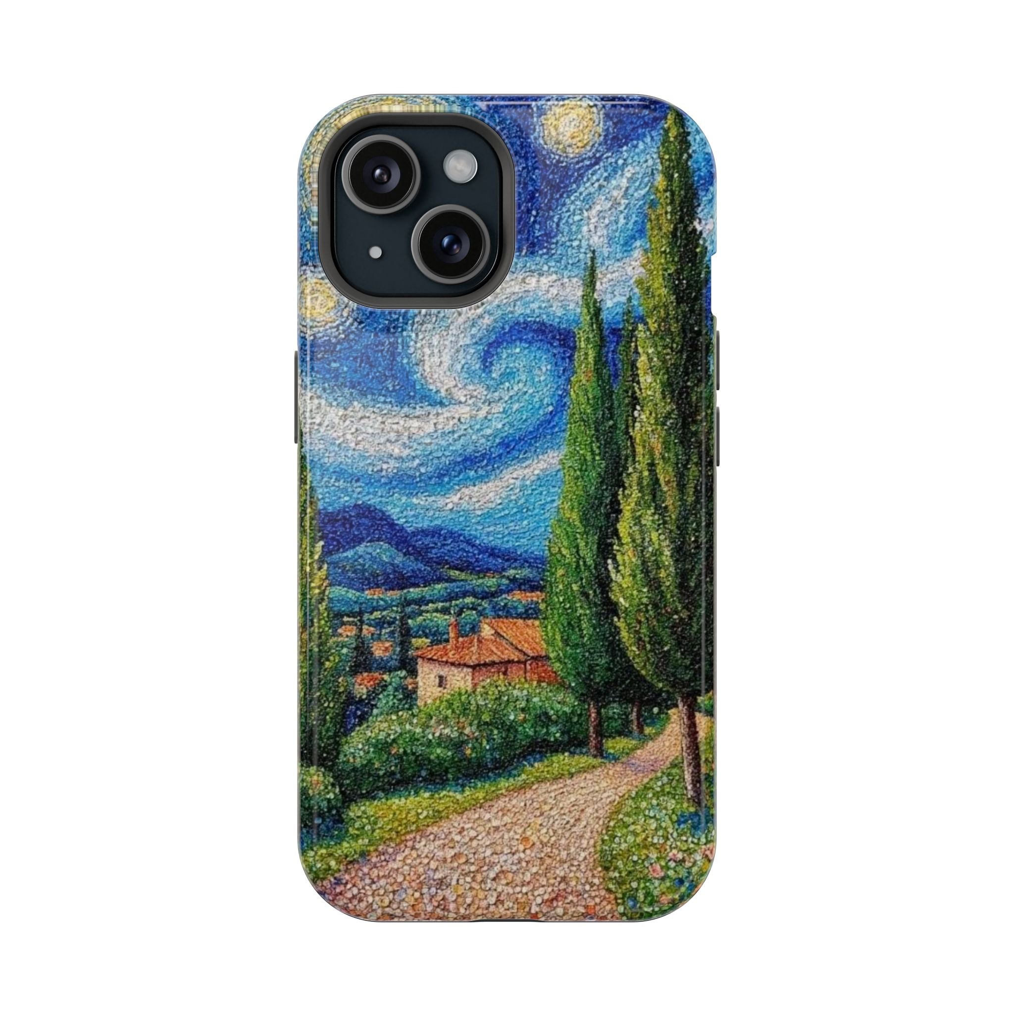 Yıldızlı Gece Manzaralı Kışlık Yol Telefon Kılıfı K108