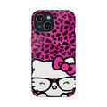 Pembe Leopar Desenli Hello Kitty Telefon Kılıfı K245
