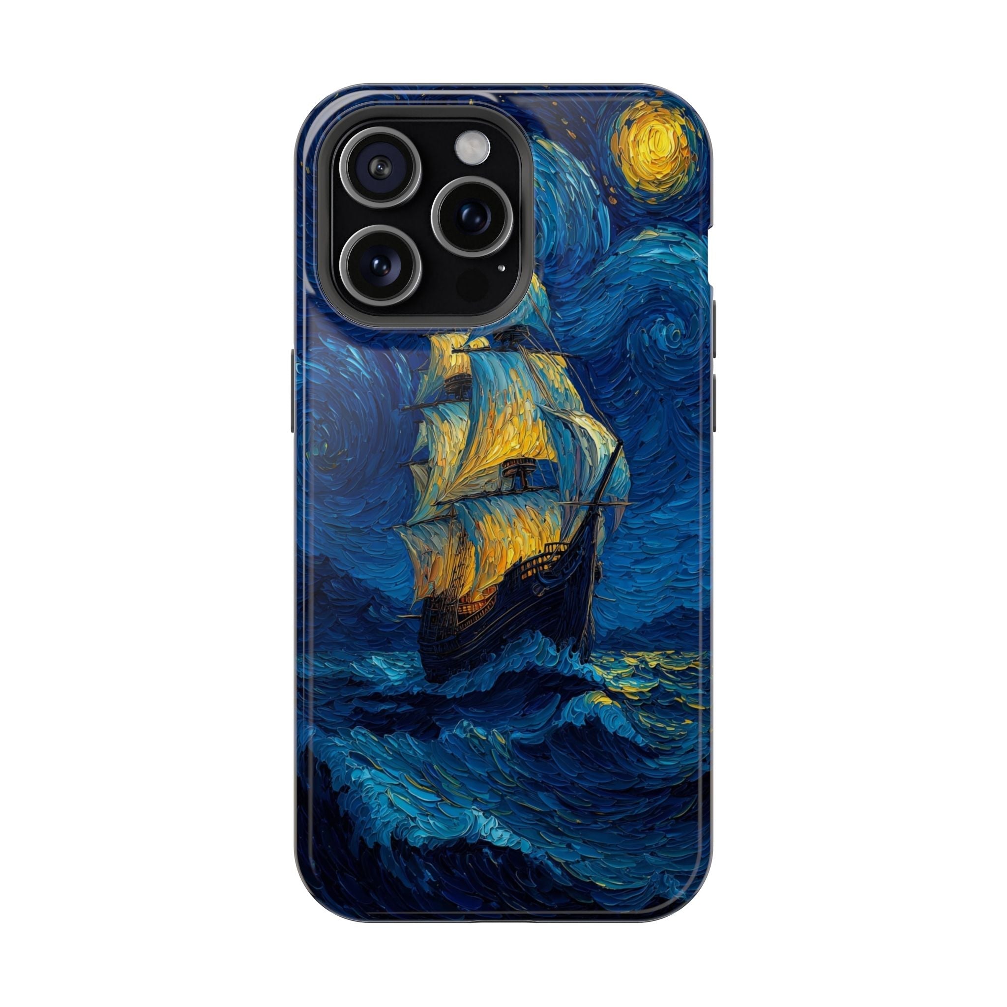 Gece Denizcilik Gemisi Deseni Telefon Kılıfı K174