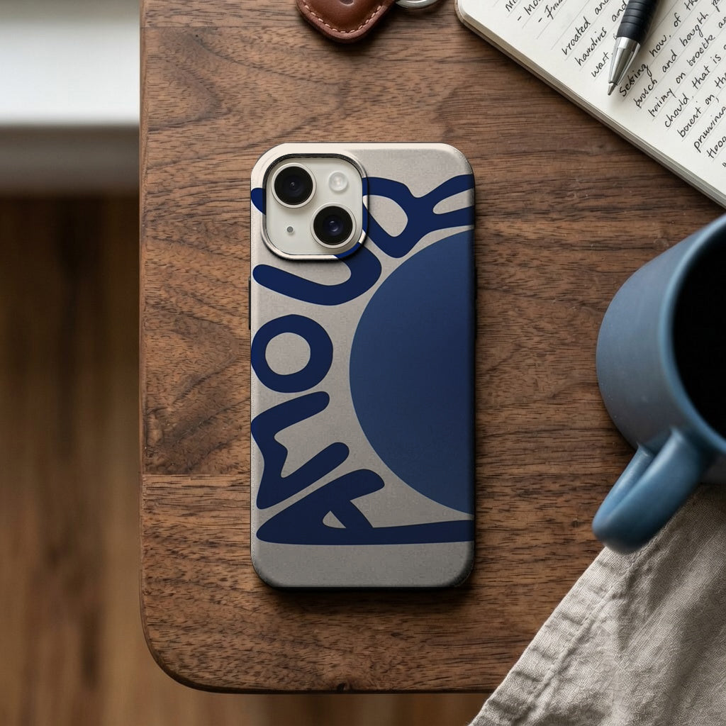 Amore Yazılı Güneş Tasarımı Telefon Kılıfı K570