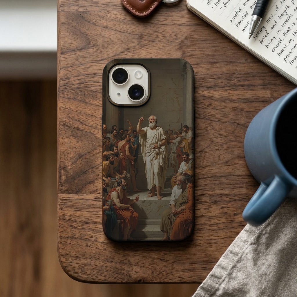 Antik Filozof Sahnesi Telefon Kılıfı K644