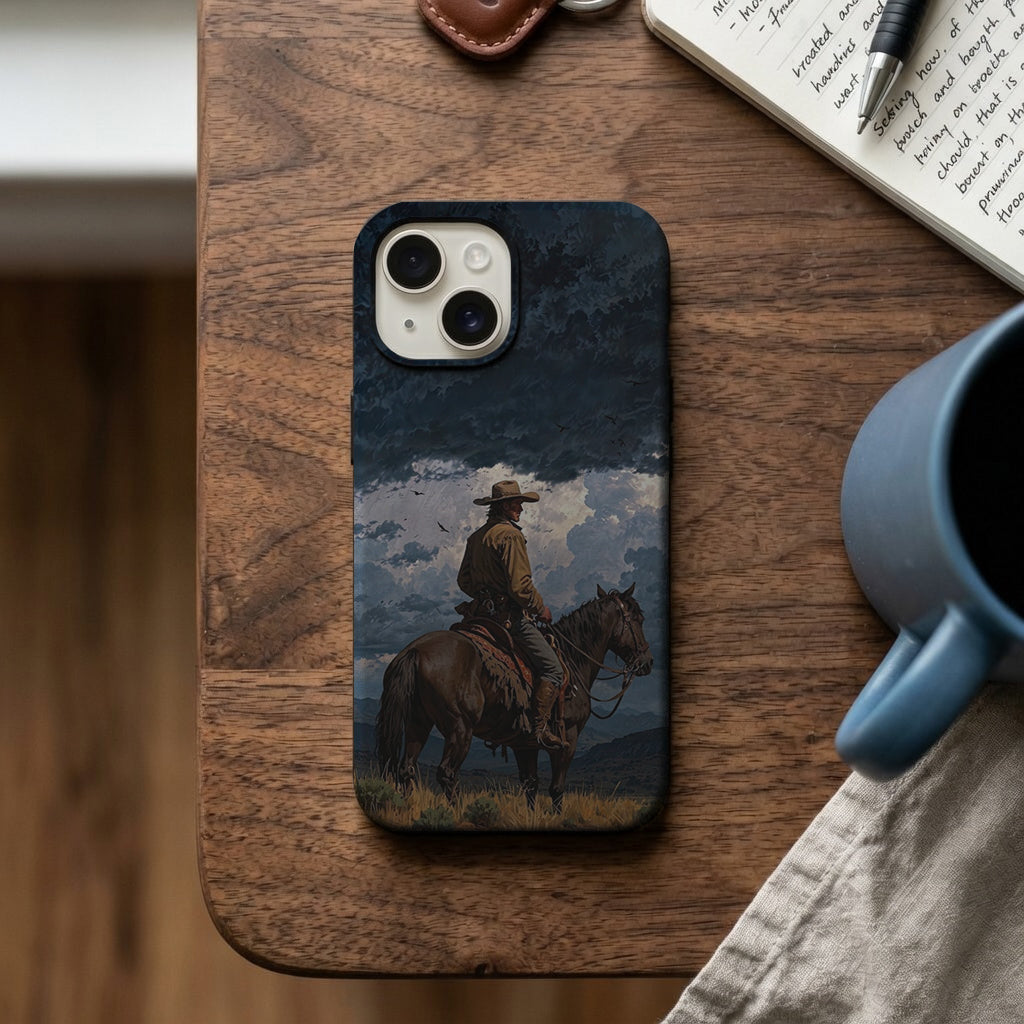 At Üstünde Kovboy Telefon Kılıfı K679