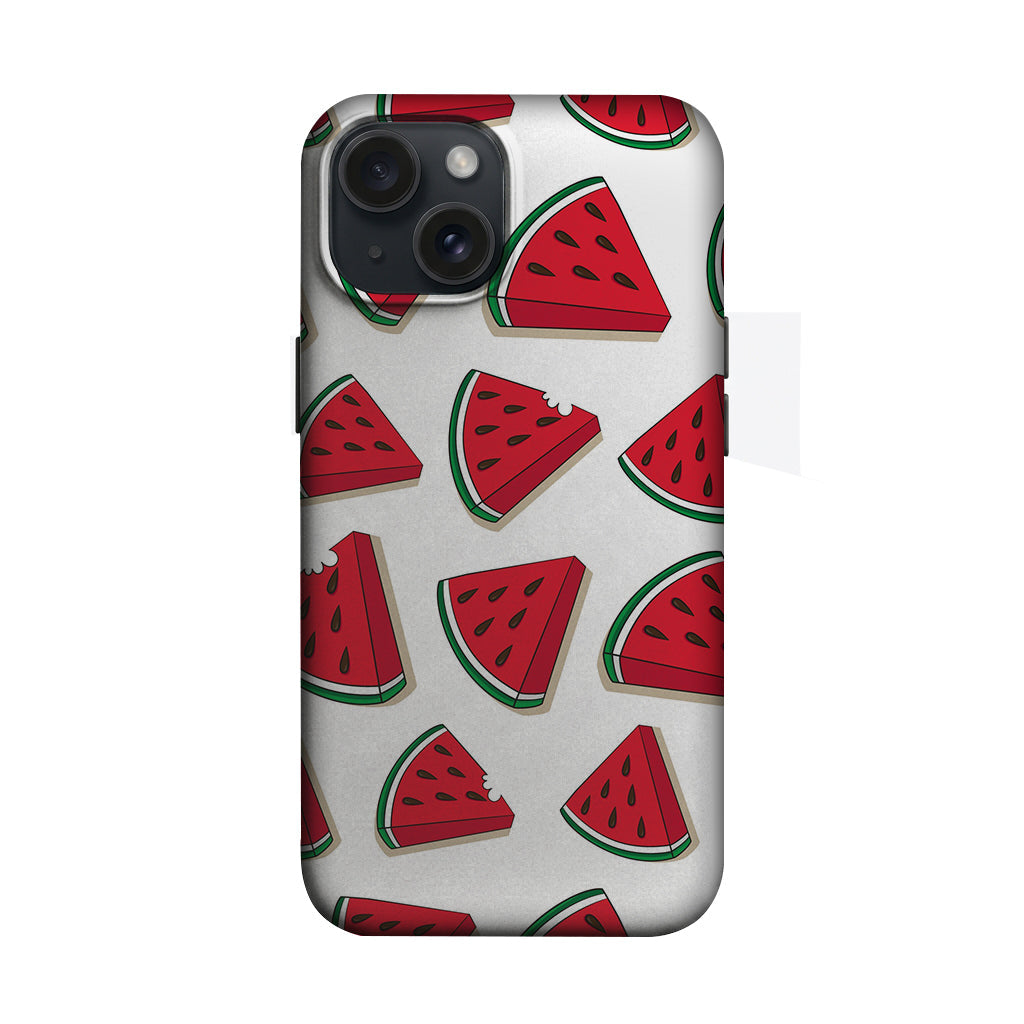 Beyaz Zeminde Karpuz Deseni Telefon Kılıfı K602