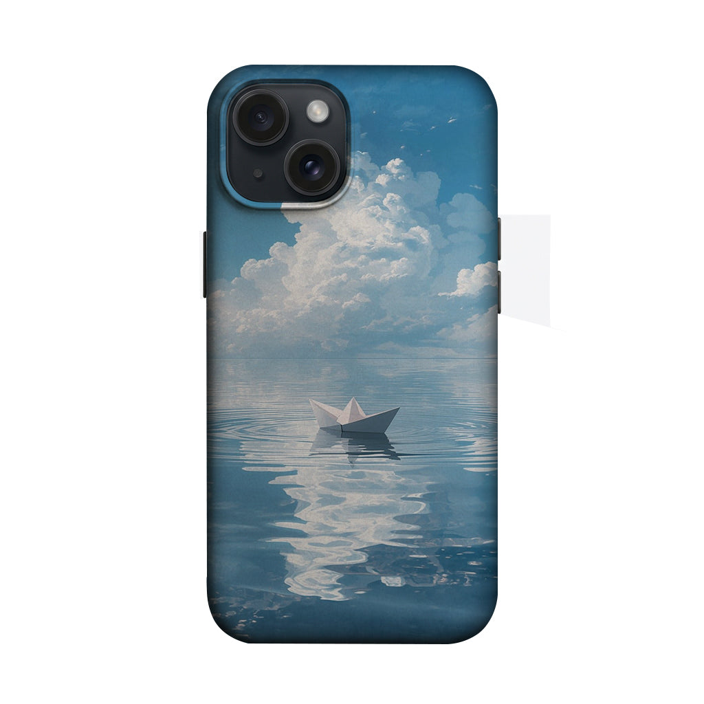 Bulutlu Deniz ve Kağıt Gemi Telefon Kılıfı K599