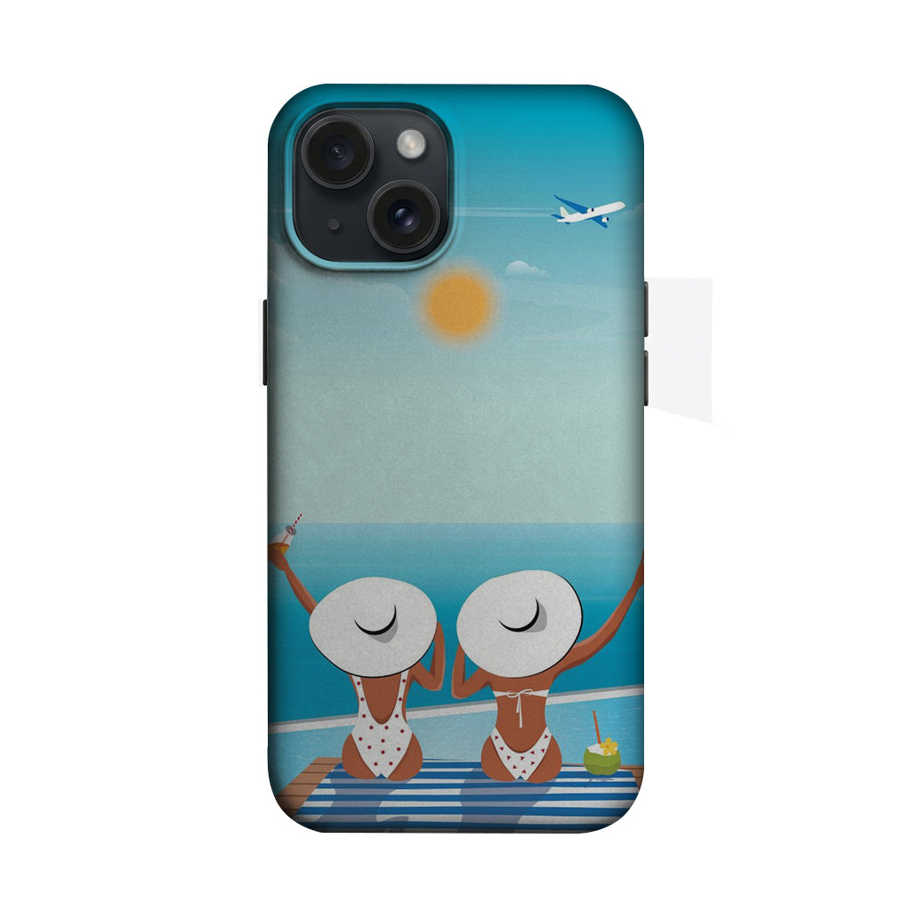 Deniz Kenarında İki Kadın Telefon Kılıfı K560