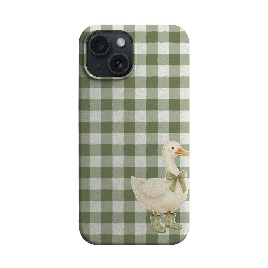 Ekose Kaz Deseni Telefon Kılıfı K403