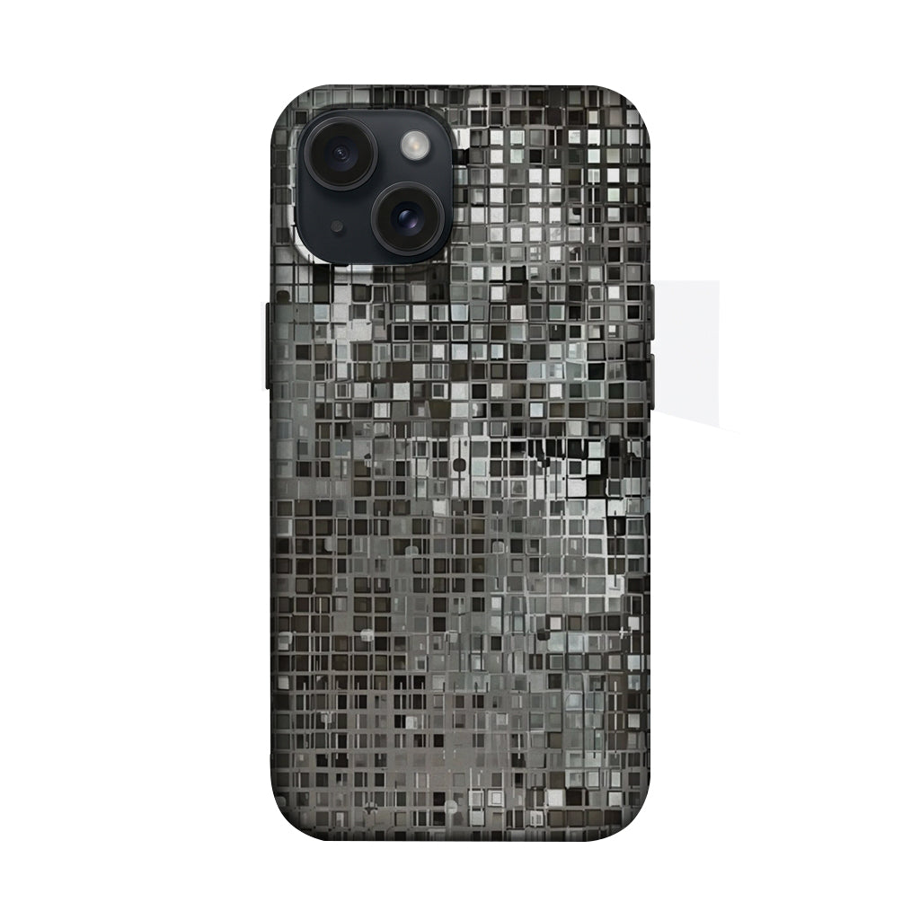 Gümüş Mozaik Deseni Telefon Kılıfı K571