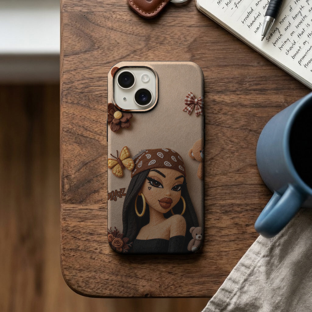 Bandanalı Moda Portresi Telefon Kılıfı K406