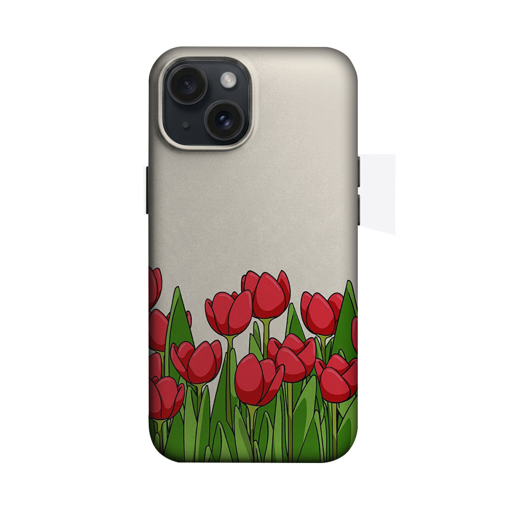 Kırmızı Laleler Telefon Kılıfı K532