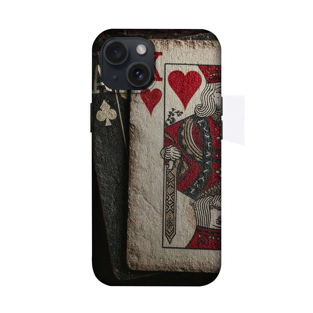 Kupa Kralı Kart Desenli Telefon Kılıfı K643