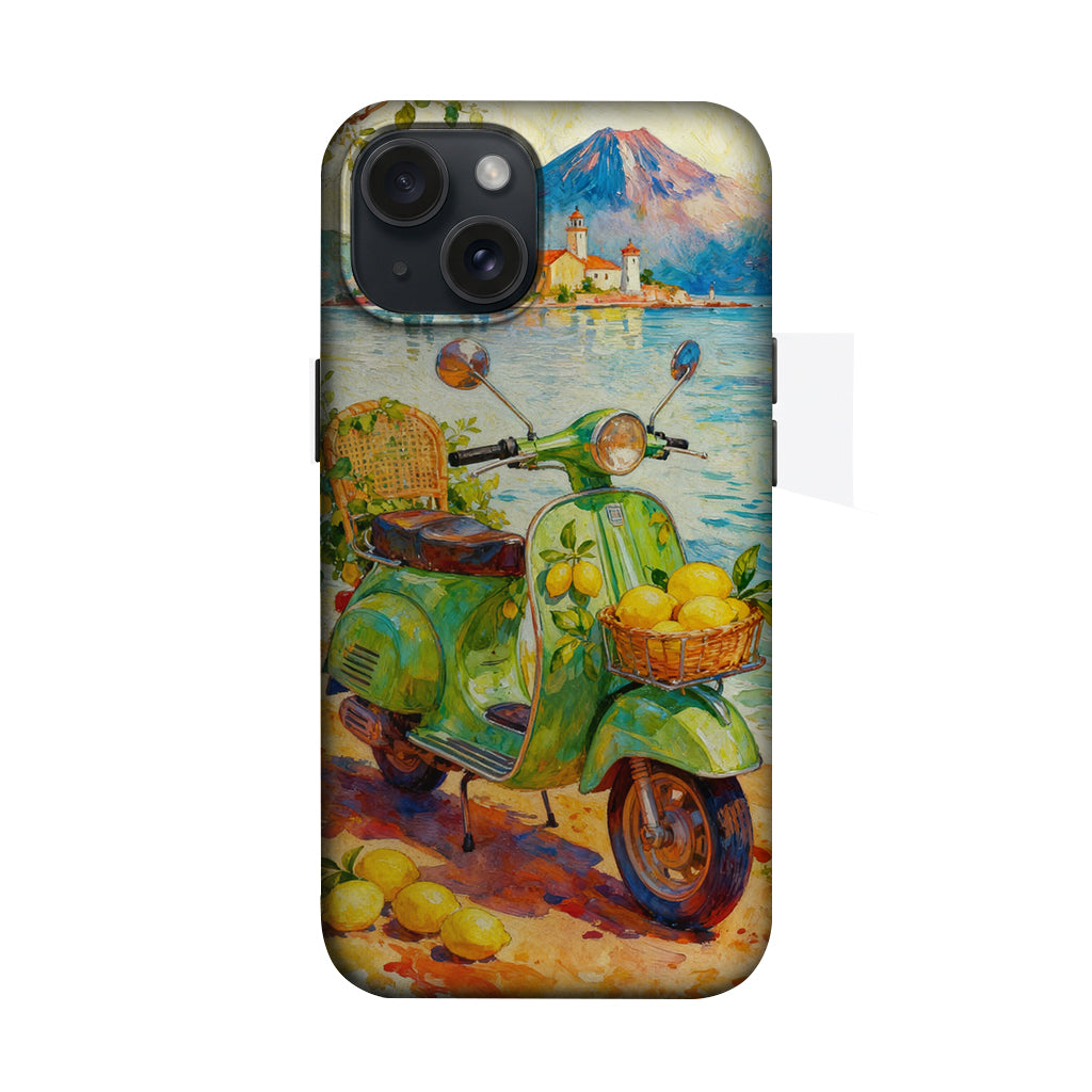 Limonlu Sahil Vespası Telefon Kılıfı K450