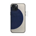 Mavi Daire Minimal Desenli Telefon Kılıfı K684