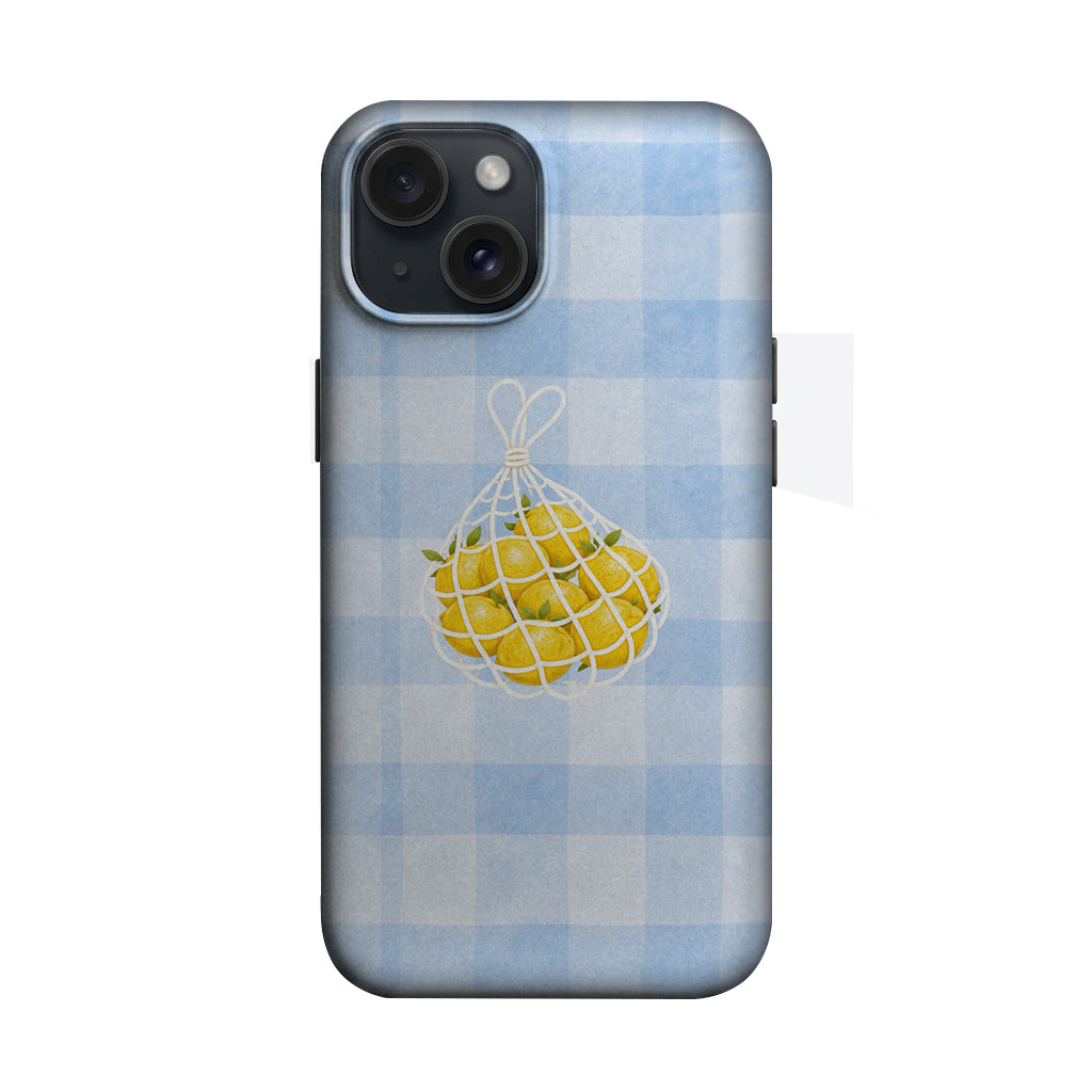 Mavi Ekosede Limon File Telefon Kılıfı K540