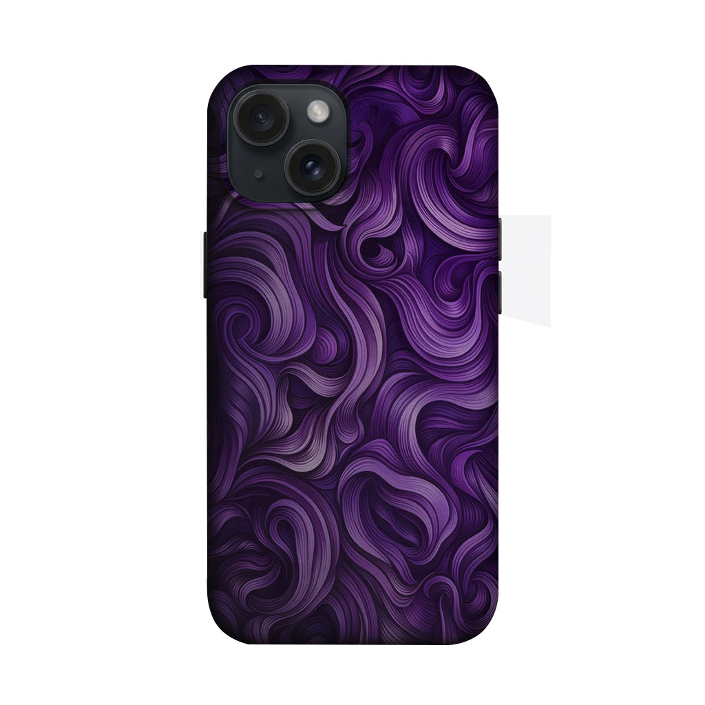 Mor Spiral Desenli Telefon Kılıfı K652