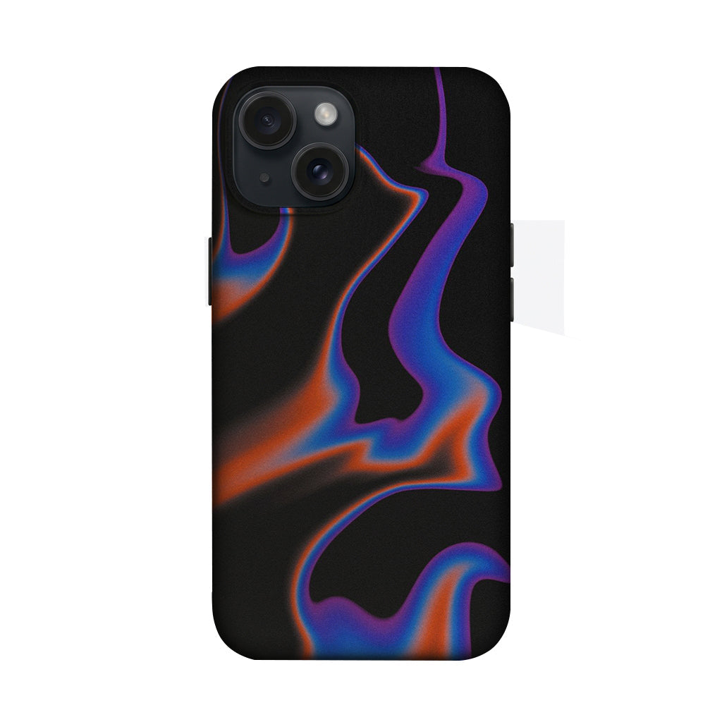 Neon Soyut Alev Desenli Telefon Kılıfı K690