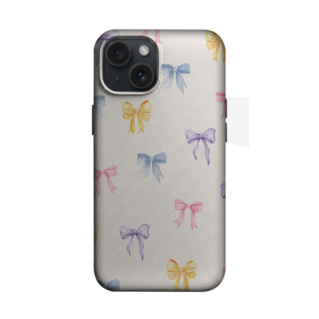 Pastel Fiyonk Deseni Telefon Kılıfı K499