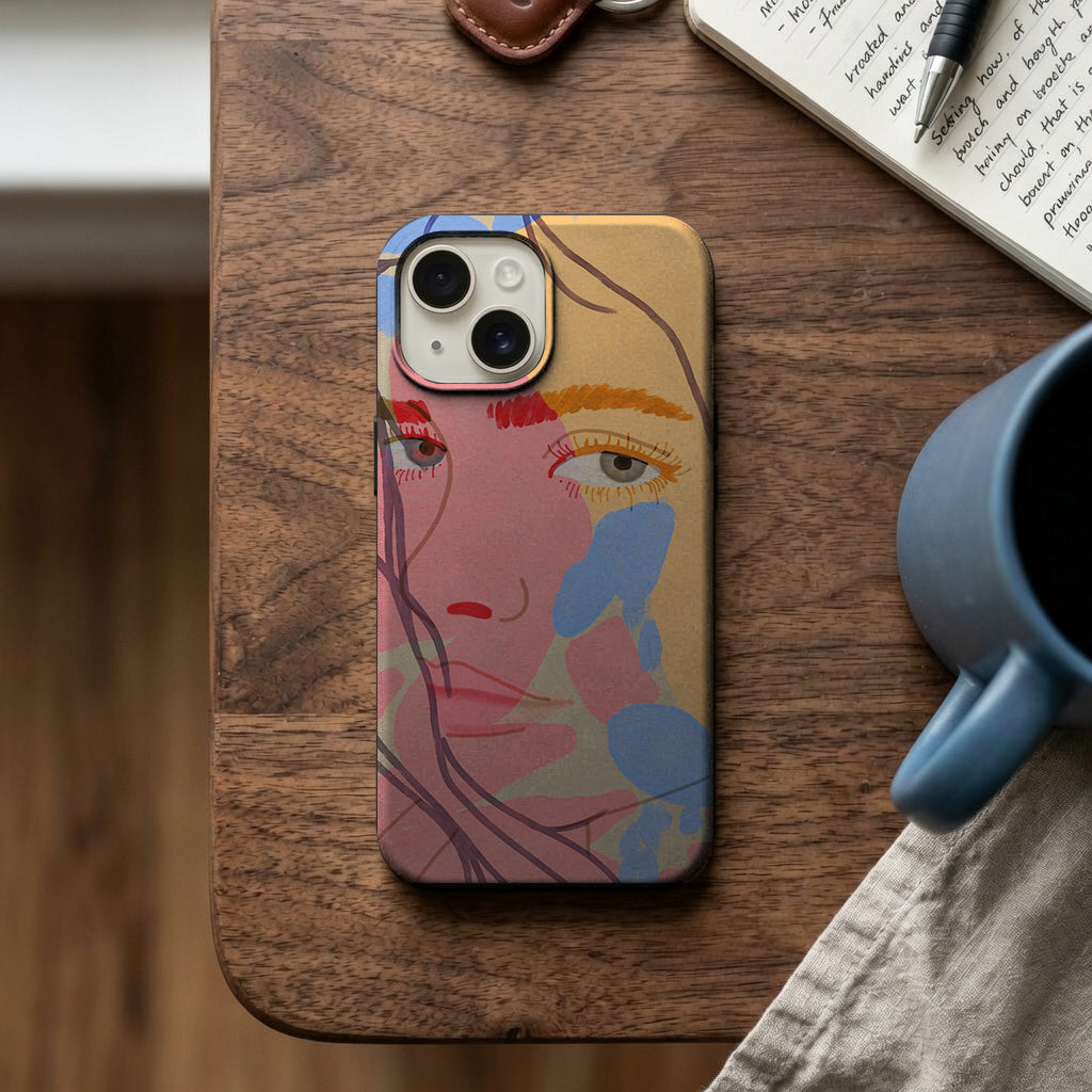 Pastel Kadın Portresi Telefon Kılıfı K525