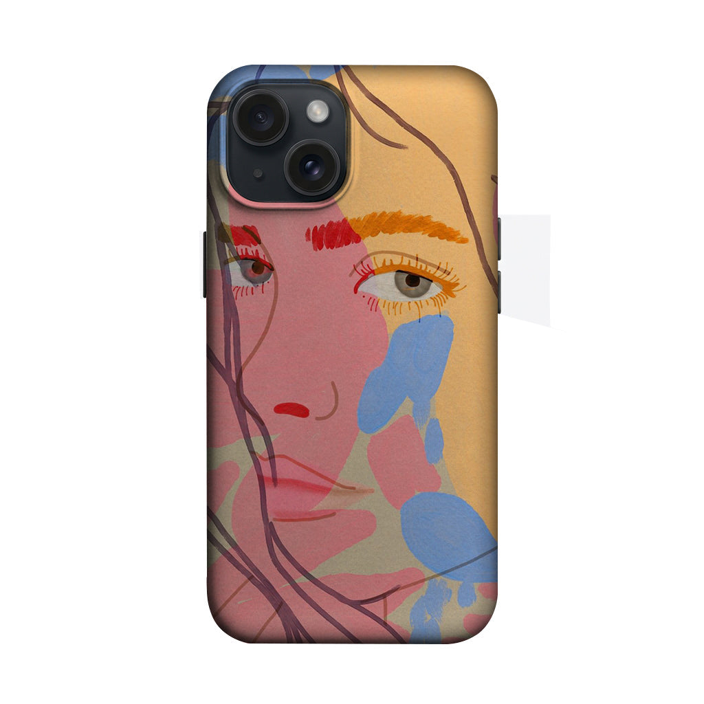 Pastel Kadın Portresi Telefon Kılıfı K525
