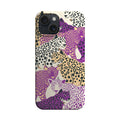 Patchwork Leopar Deseni Telefon Kılıfı K368