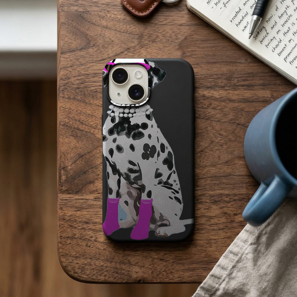 Pembe Botlu Dalmaçyalı Telefon Kılıfı K482