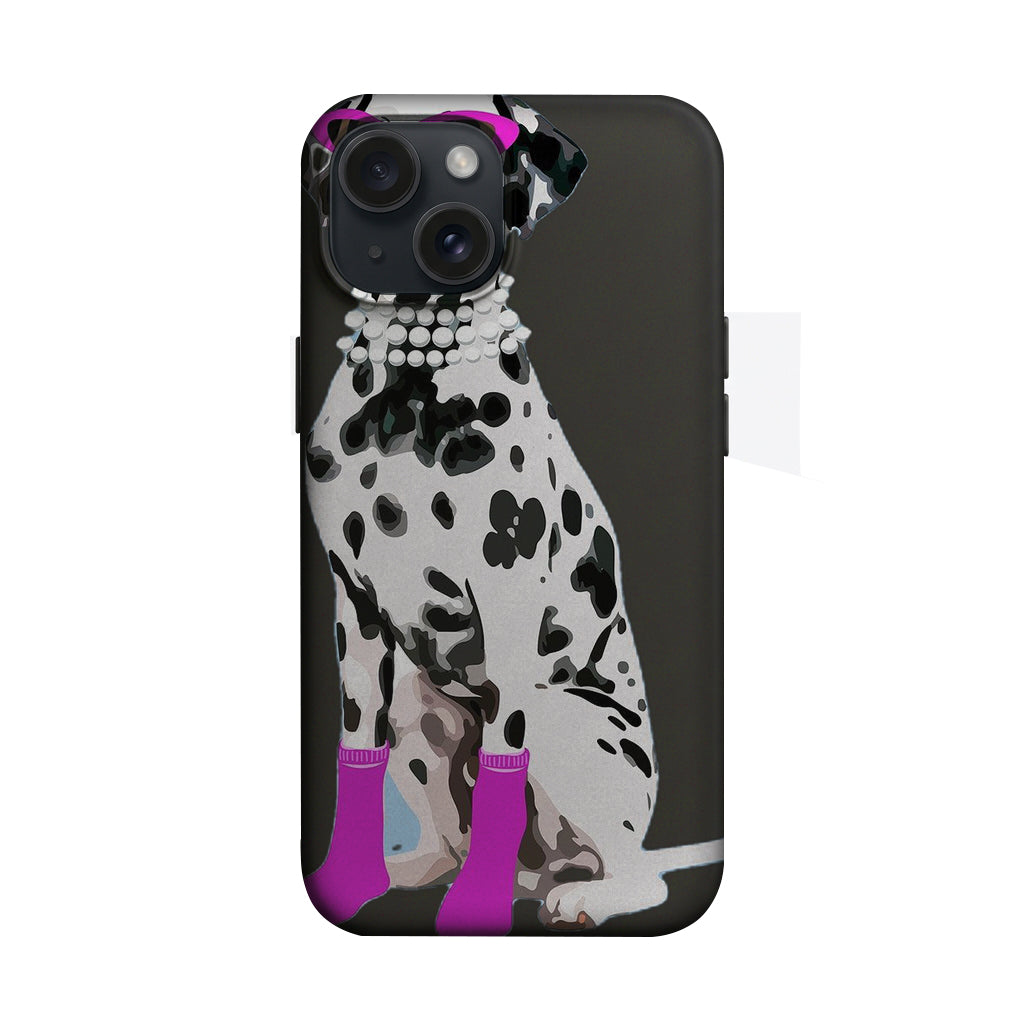Pembe Botlu Dalmaçyalı Telefon Kılıfı K482