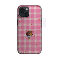 Pembe Pötikareli Minik Leopar Telefon Kılıfı K476