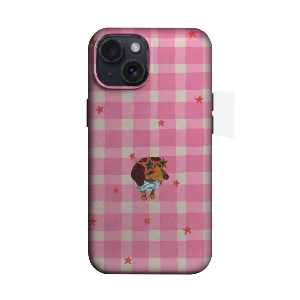 Pembe Pötikareli Minik Leopar Telefon Kılıfı K476