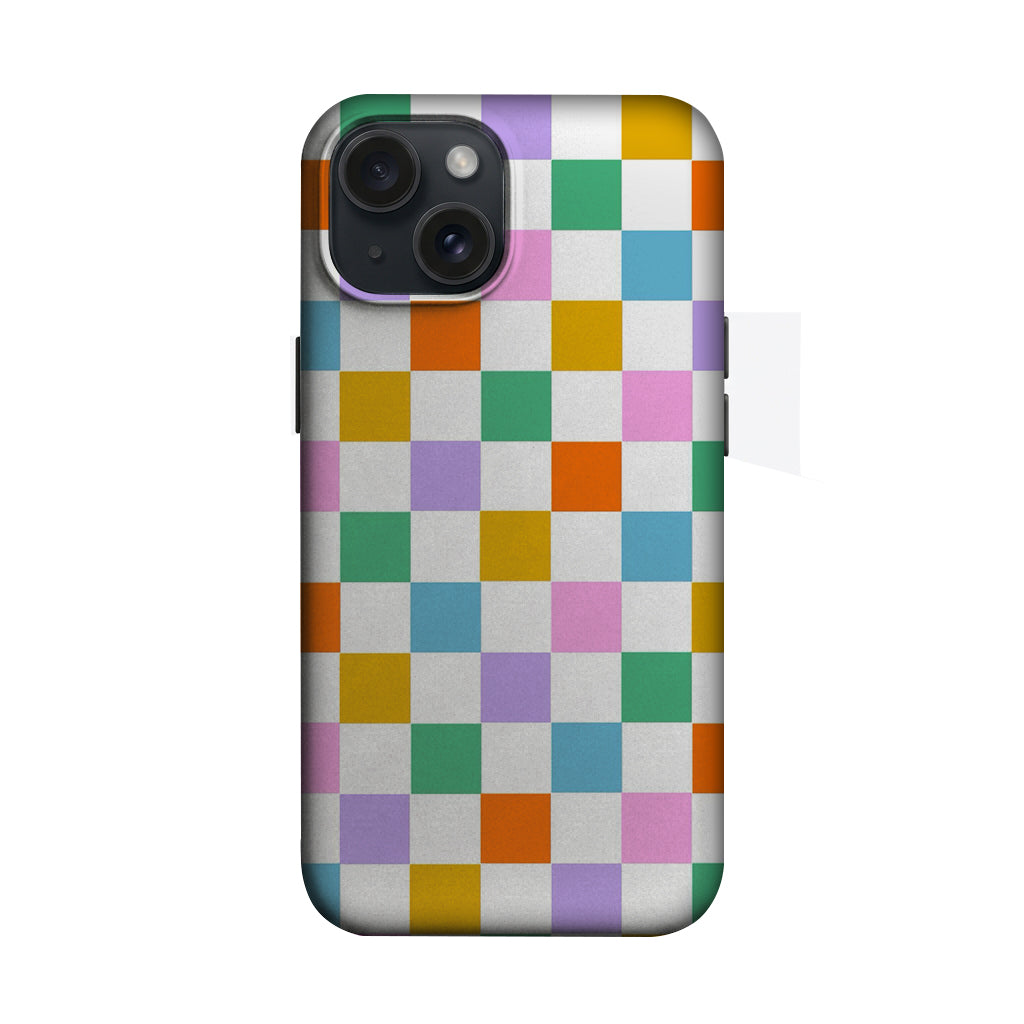 Renkli Kare Deseni Telefon Kılıfı K510