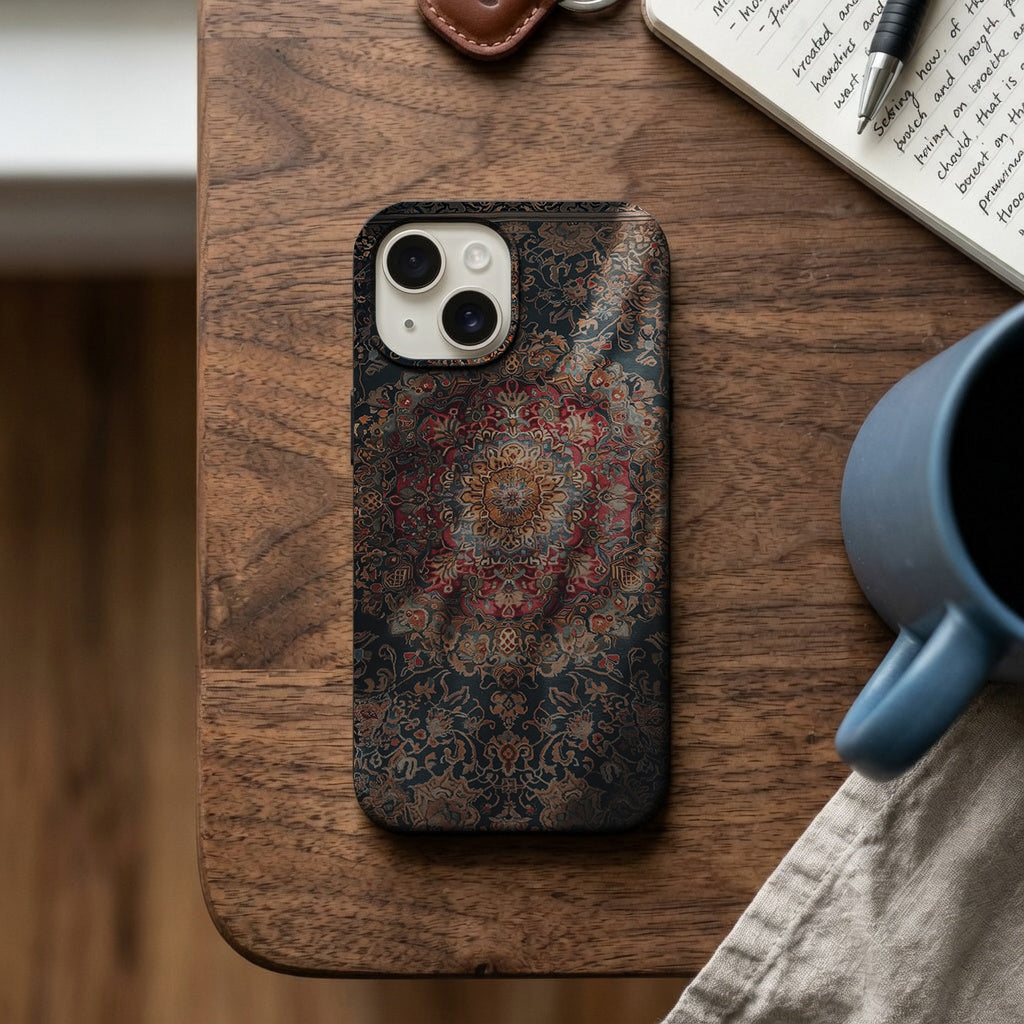 Renkli Mandala Desenli Telefon Kılıfı K626