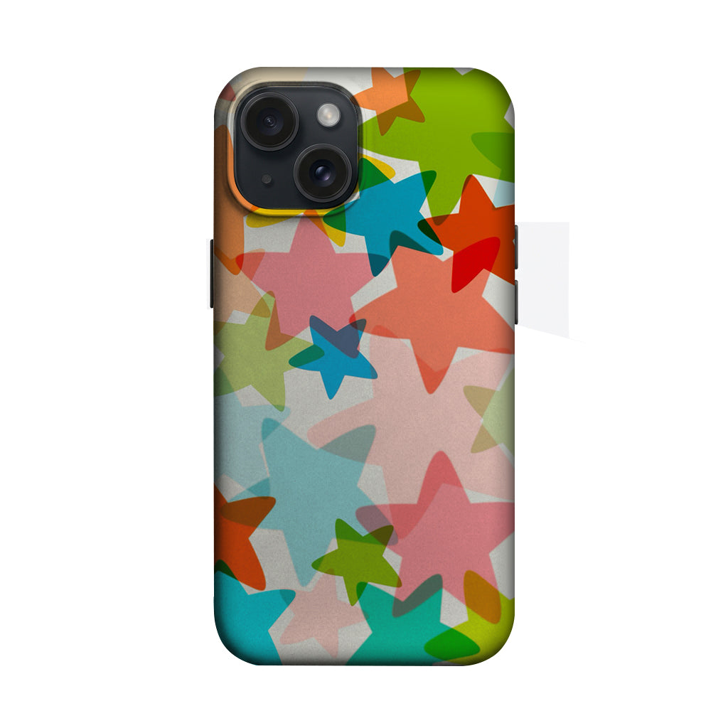 Renkli Yıldız Deseni Telefon Kılıfı K514