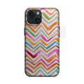 Renkli Zigzag Deseni Telefon Kılıfı K505