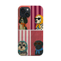Şık Köpekler Kolajı Telefon Kılıfı K355