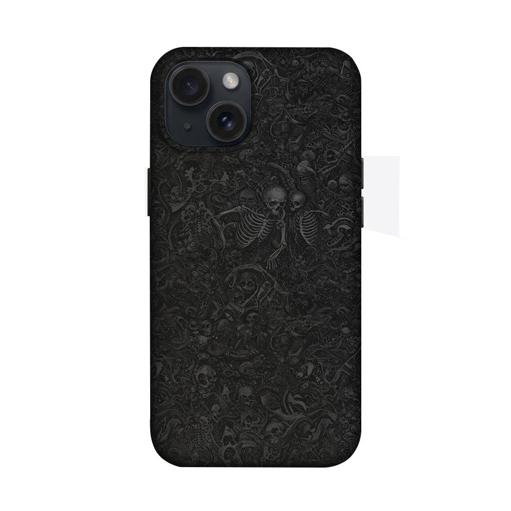 Siyah Barok Desenli Telefon Kılıfı K625