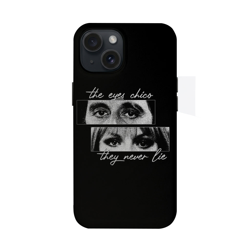 Siyah Beyaz Göz Kolajı Telefon Kılıfı K555