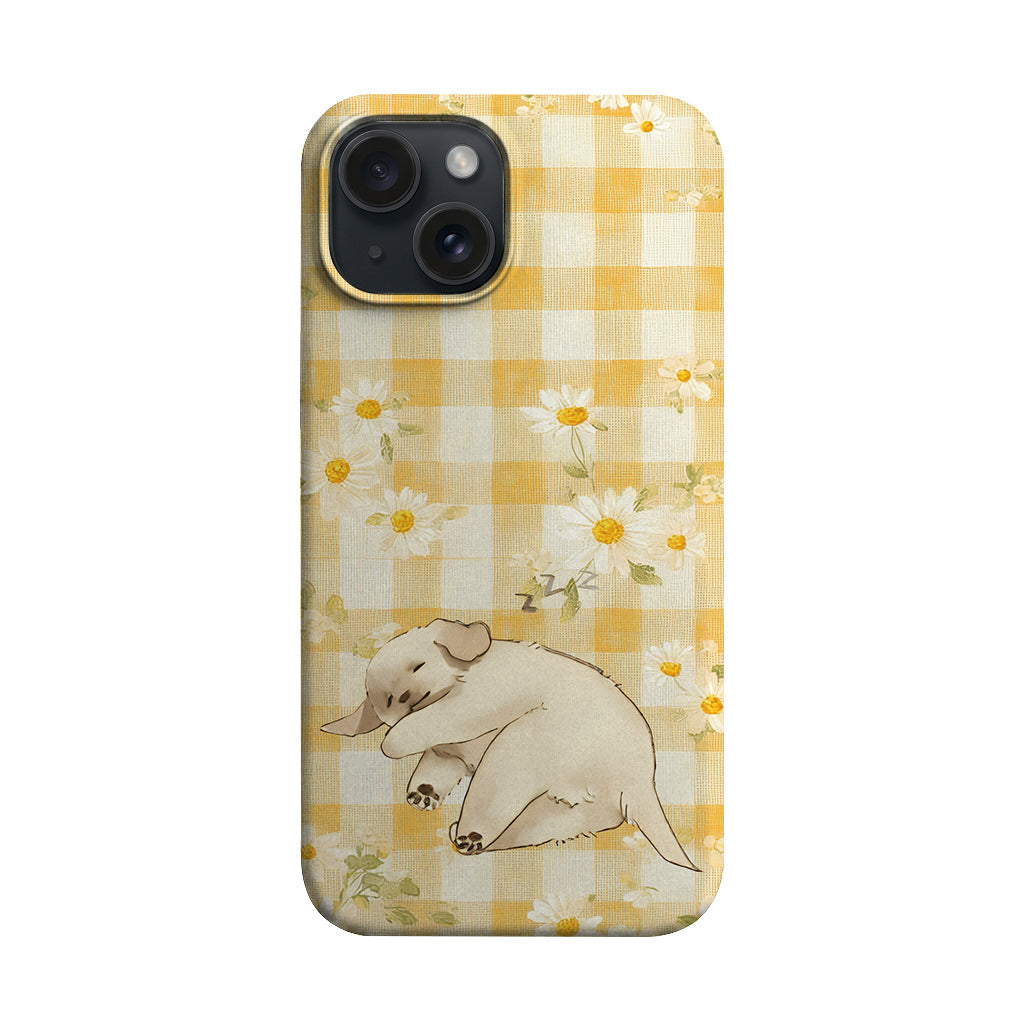 Uyuyan Ayı Deseni Telefon Kılıfı K367