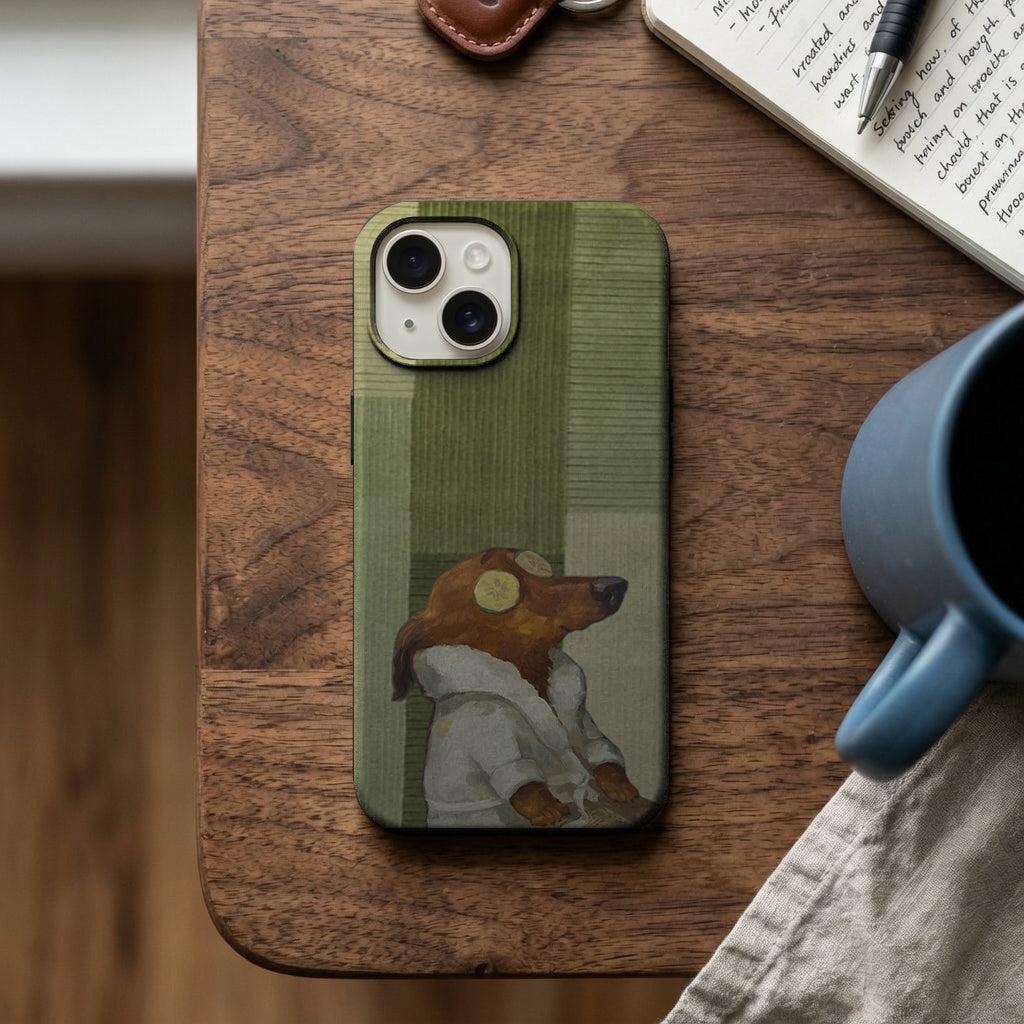 Vintage Köpek Portresi Telefon Kılıfı K550