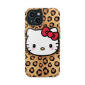 Leopar Desenli Hello Kitty Telefon Kılıfı K148